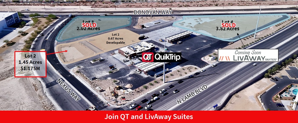 NWC Of N. Lamb & Nexus Way, Las Vegas, NV for sale - Primary Photo - Image 1 of 2