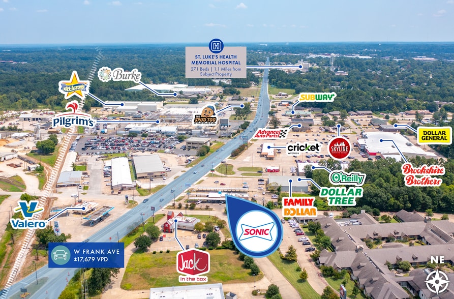 1901 W Frank Ave, Lufkin, TX for sale - Building Photo - Image 2 of 3