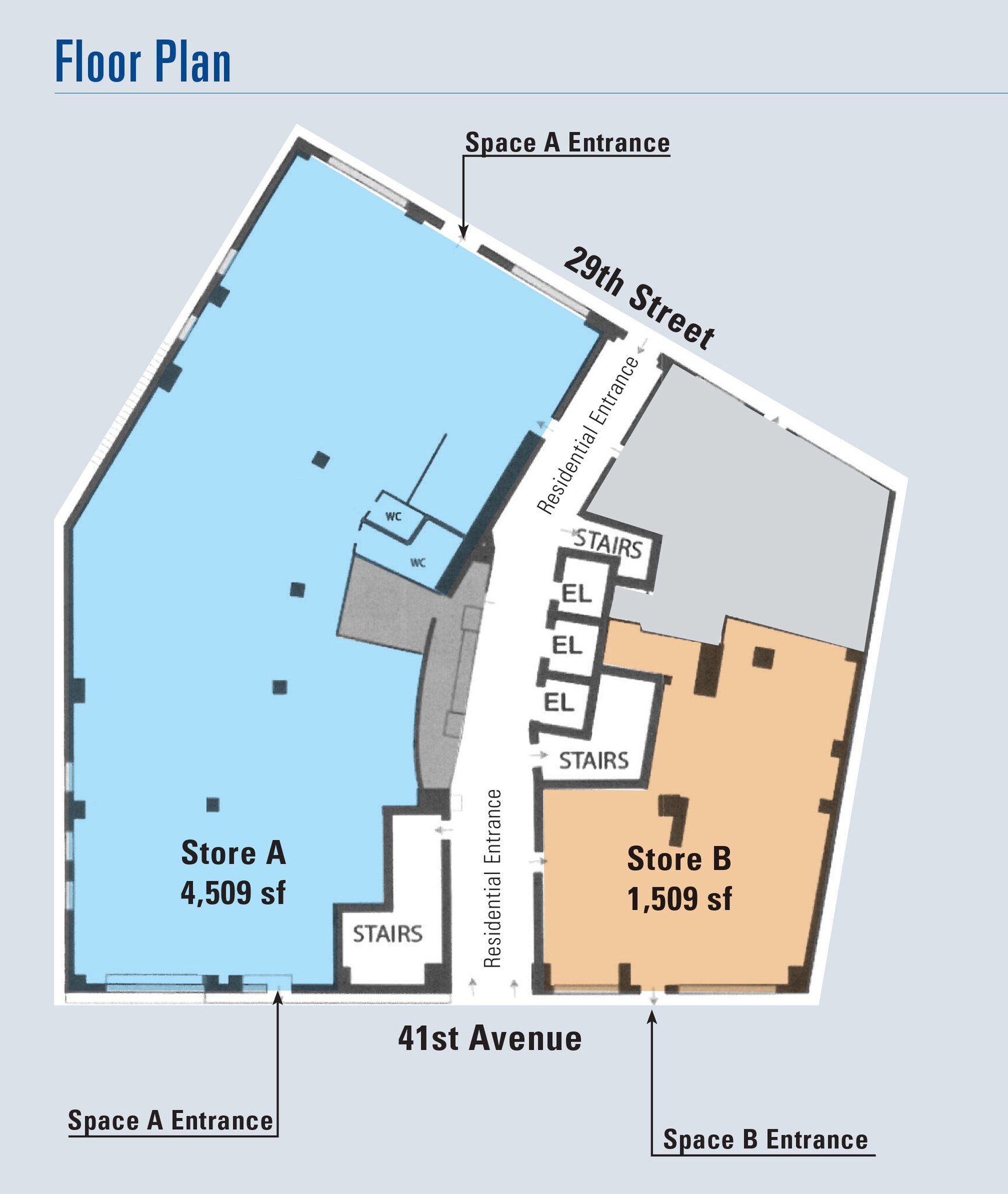 29-28 41st Ave, Long Island City, NY à louer Plan d’étage- Image 1 de 6