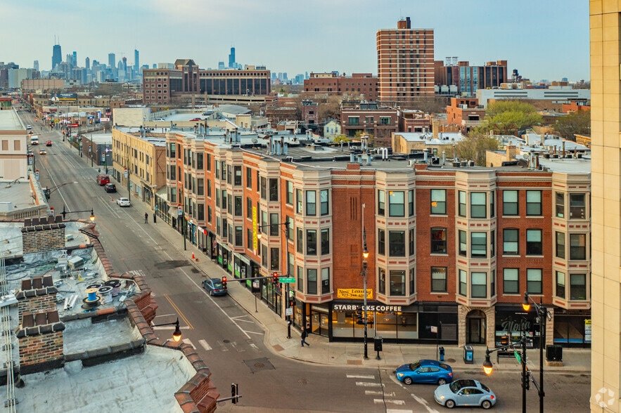 3154-3166 N Clark St, Chicago, IL for lease - Aerial - Image 3 of 3