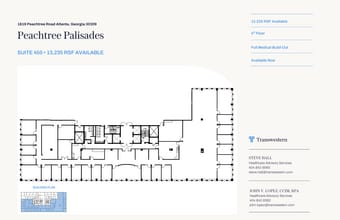 1819 Peachtree Rd, Atlanta, GA à louer Plan d’étage- Image 1 de 1