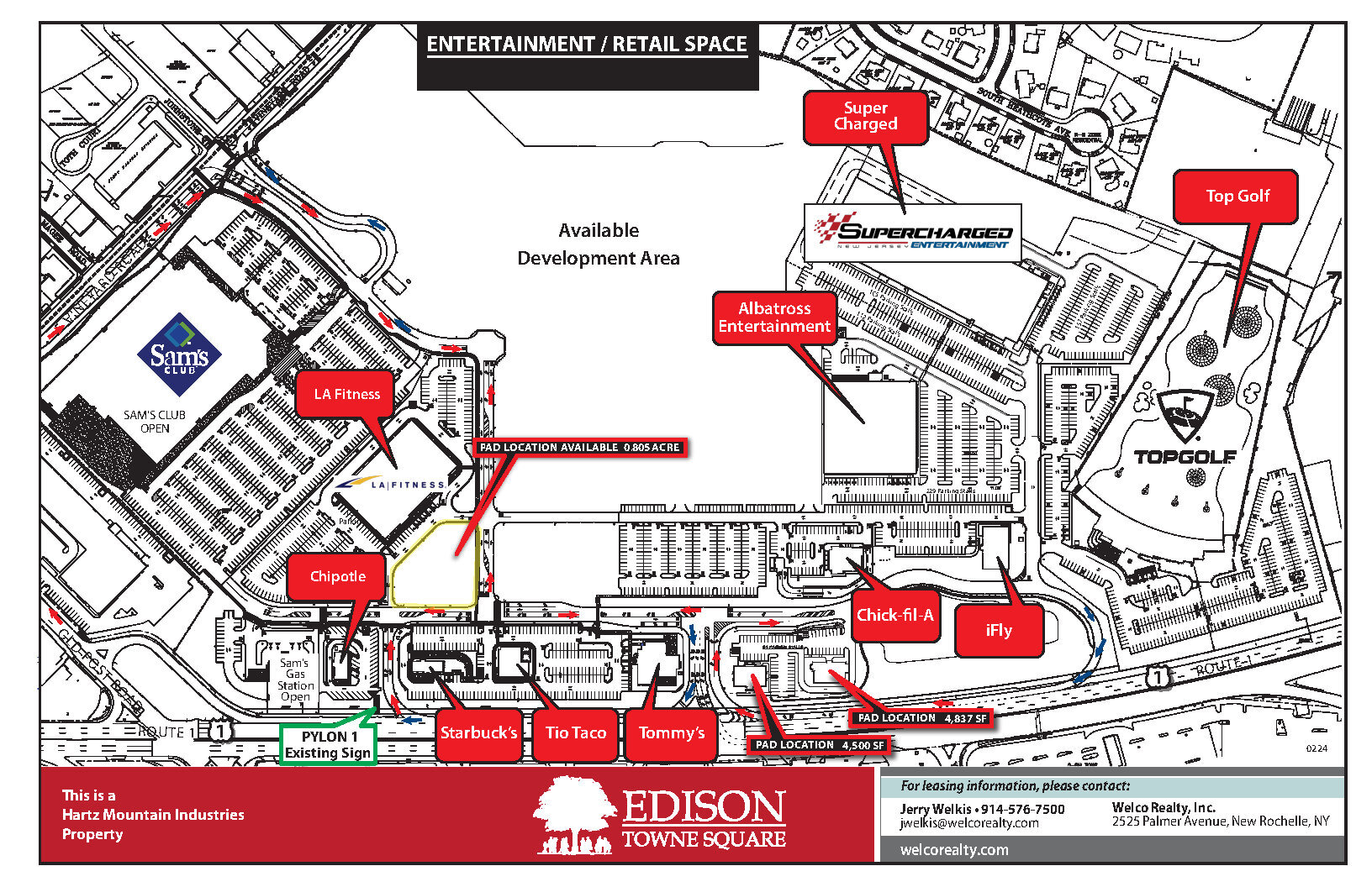 939 RT 1, Edison, NJ for lease Floor Plan- Image 1 of 3