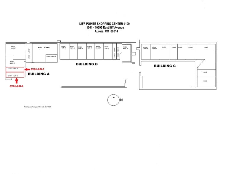 10001-10395 E Iliff Ave, Aurora, CO for lease - Building Photo - Image 2 of 3