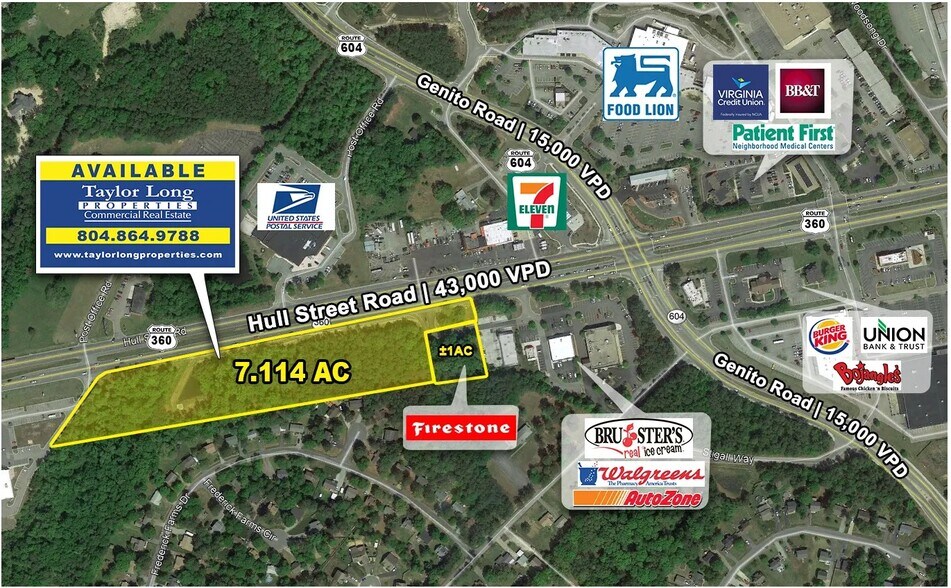 11321-11401 Hull Street Rd, Midlothian, VA à vendre - Photo du bâtiment - Image 1 de 2