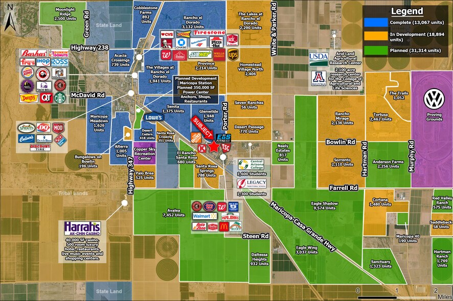 Porter Rd, Maricopa, AZ à vendre - Aérien - Image 3 de 8