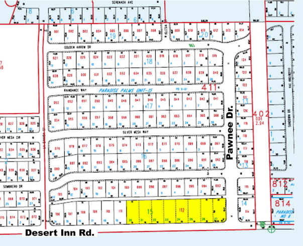 1700 E Desert Inn Rd, Las Vegas, NV for lease - Plat Map - Image 3 of 48