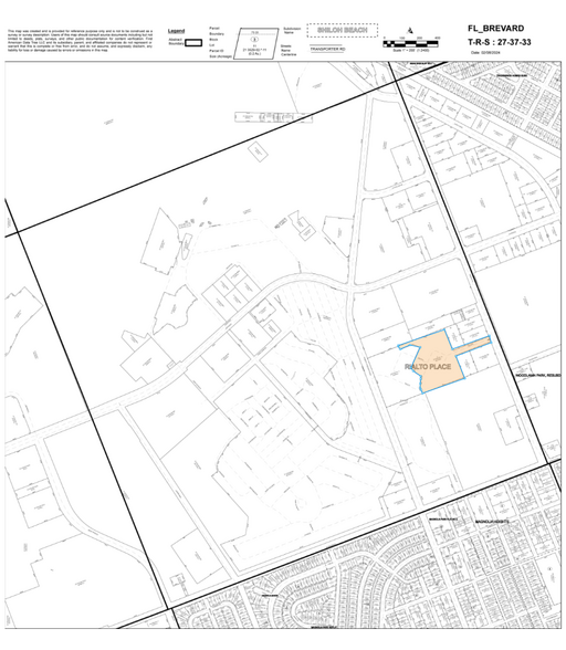 100 Rialto Pl, Melbourne, FL for lease - Plat Map - Image 2 of 2