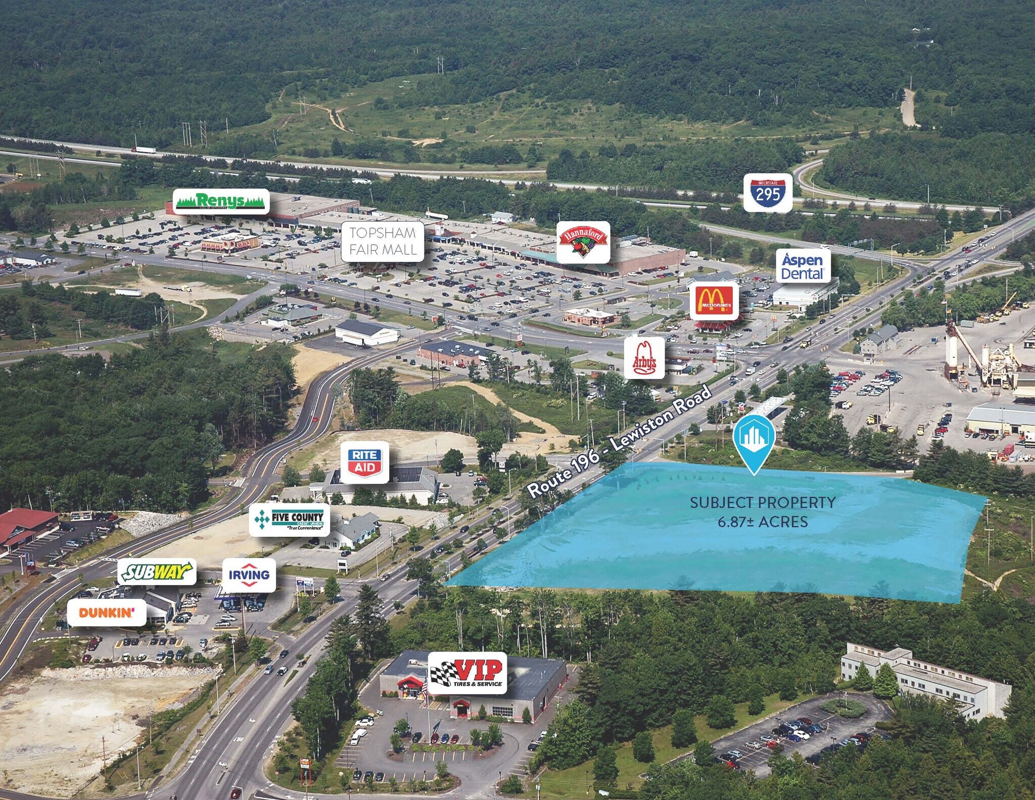 41 Lewiston Rd, Topsham, ME à louer Aérien- Image 1 de 3