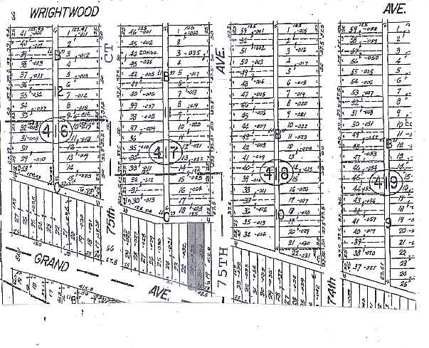 7504-7506 W Grand Ave, Elmwood Park, IL for sale - Plat Map - Image 2 of 2