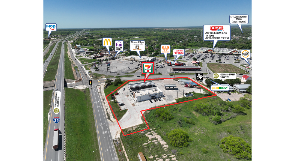 19525 McDonald st, Lytle, TX à vendre - Photo du bâtiment - Image 3 de 5