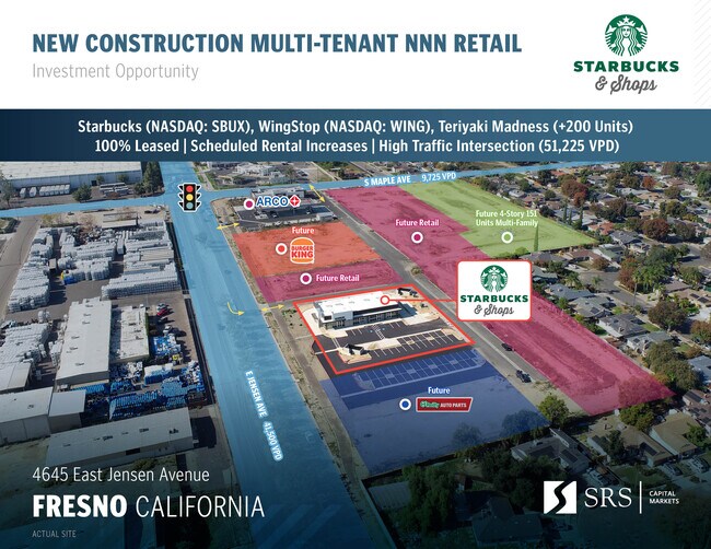 Plus de détails pour 4645 Jensen ave, Fresno, CA - Commerce de détail à vendre