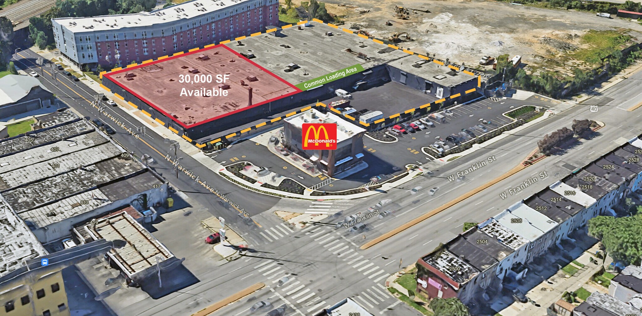 330 N Warwick Ave, Baltimore, MD à louer Photo du bâtiment- Image 1 de 12