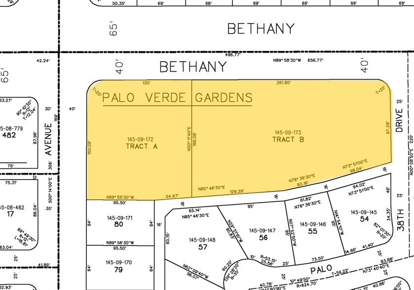 3823 W Bethany Home Rd, Phoenix, AZ for sale - Plat Map - Image 2 of 2