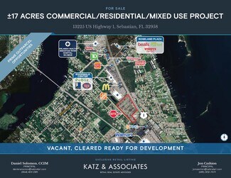 Plus de détails pour 13225-13228 US Highway 1, Sebastian, FL - Terrain à vendre