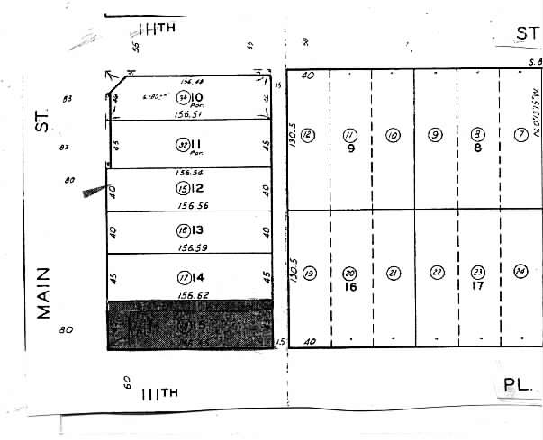 11126 S Main St, Los Angeles, CA for sale - Plat Map - Image 2 of 2