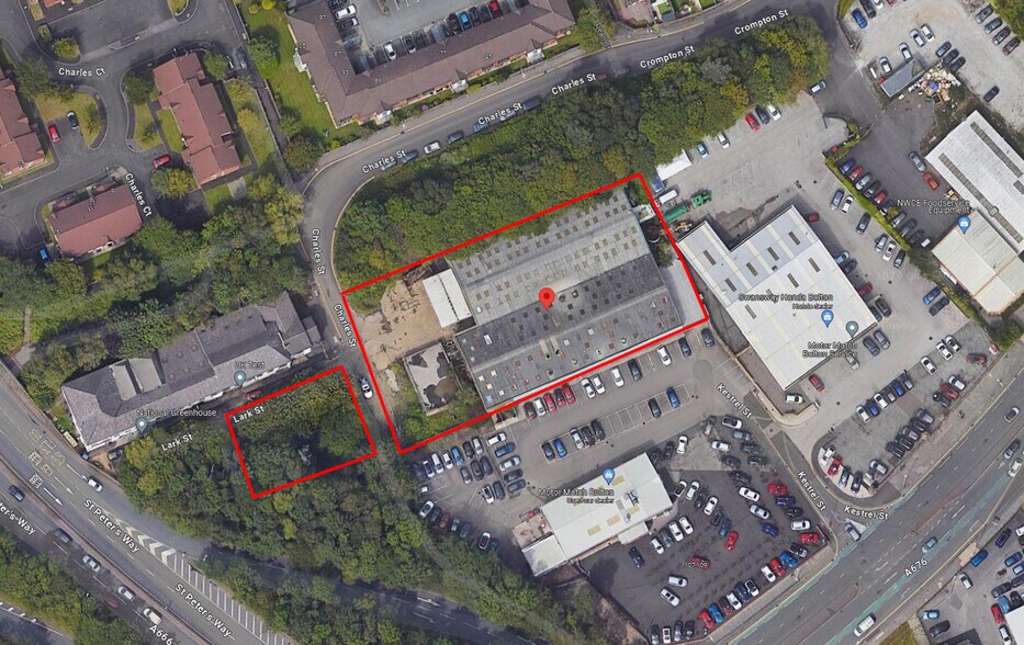 Hulme St, Bolton for lease - Aerial - Image 2 of 5