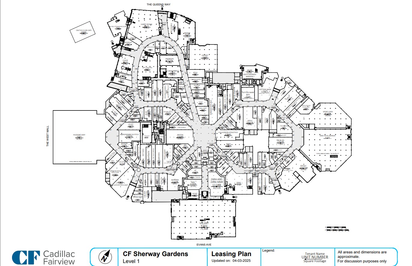 25 The West Mall, Toronto, ON for lease Floor Plan- Image 1 of 1