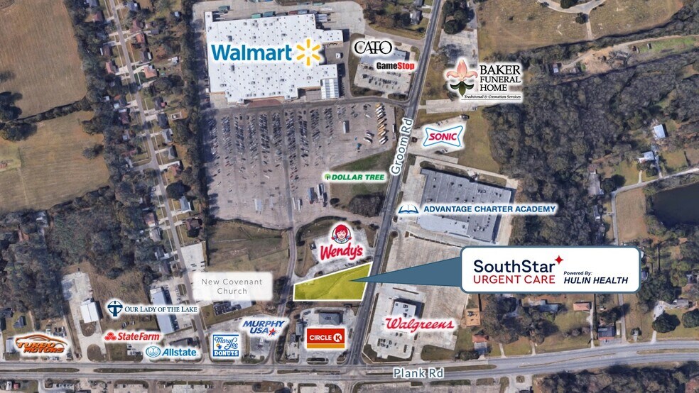 6420 Groom Rd, Baker, LA for lease - Building Photo - Image 1 of 3