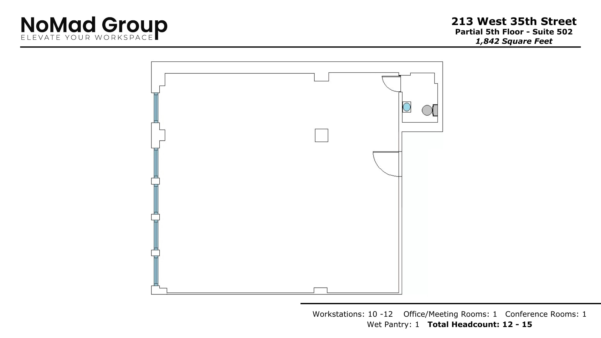 213 W 35th St, New York, NY for lease Floor Plan- Image 1 of 1