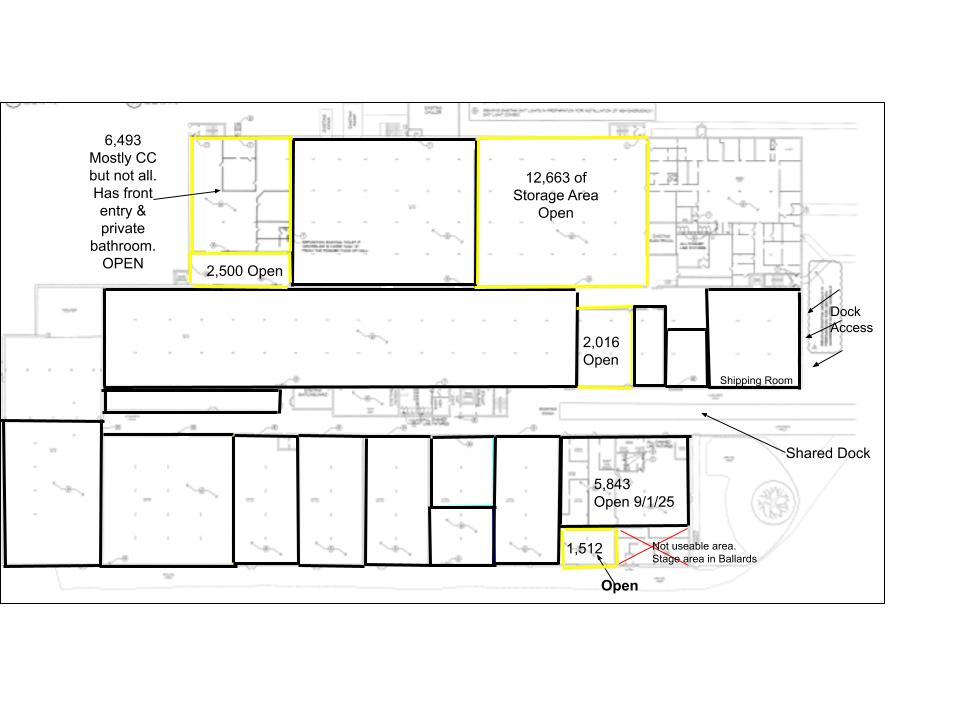 136 Collins Ave, Norwood, NC for lease Floor Plan- Image 1 of 4
