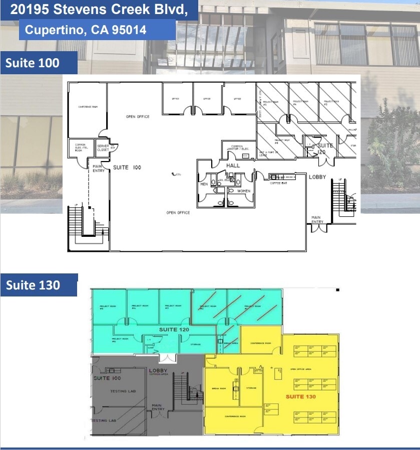 20195 Stevens Creek Blvd, Cupertino, CA for lease Floor Plan- Image 1 of 1