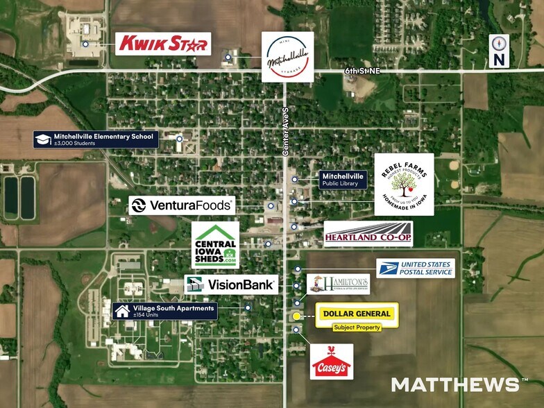307 Center Ave S, Mitchellville, IA à vendre - Photo du bâtiment - Image 2 de 2