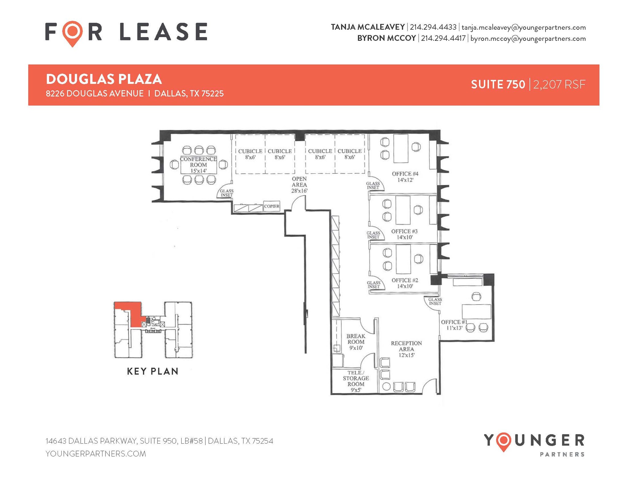 8226 Douglas Ave, Dallas, TX à louer Plan d’étage- Image 1 de 1