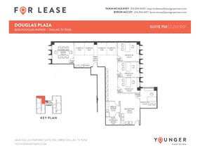 8226 Douglas Ave, Dallas, TX à louer Plan d’étage- Image 1 de 1