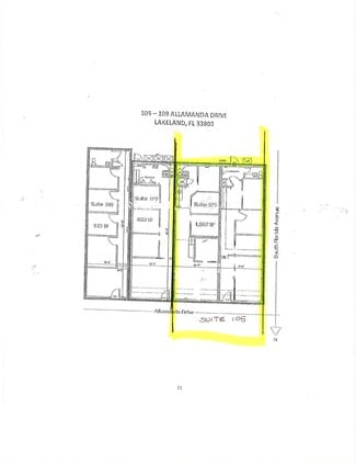 Plus de détails pour 107-121 Allamanda Dr, Lakeland, FL - Bureau/Commerce de détail à louer