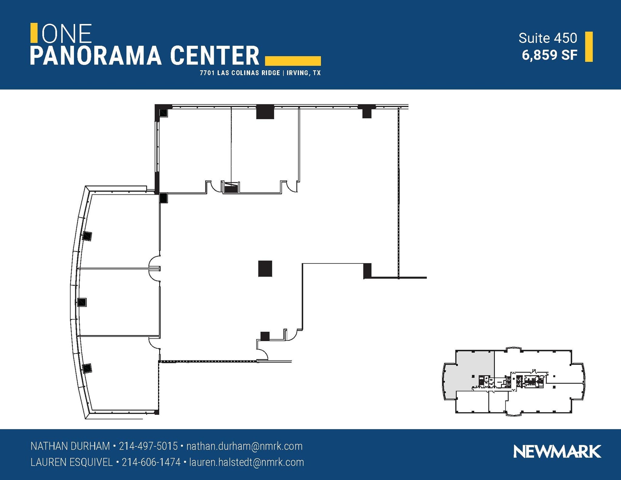 7701 Las Colinas Rdg, Irving, TX for lease Floor Plan- Image 1 of 1