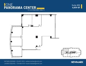 7701 Las Colinas Rdg, Irving, TX for lease Floor Plan- Image 1 of 1