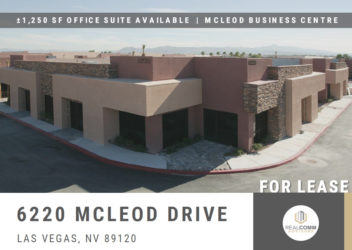 6220 McLeod Dr, Las Vegas, NV à louer Photo du bâtiment- Image 1 de 9