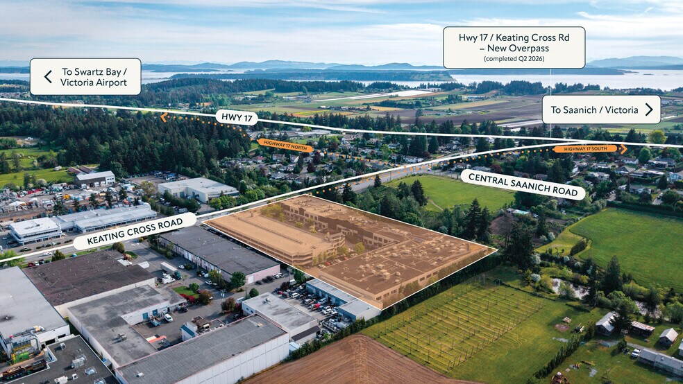 2261 Keating Cross Rd, Central Saanich, BC à vendre - Photo du bâtiment - Image 3 de 7