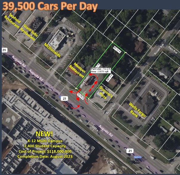 4604 Augusta Rd, Savannah, GA for sale - Plat Map - Image 2 of 3