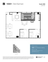 18301 Von Karman Ave, Irvine, CA à louer Plan d’étage- Image 1 de 7