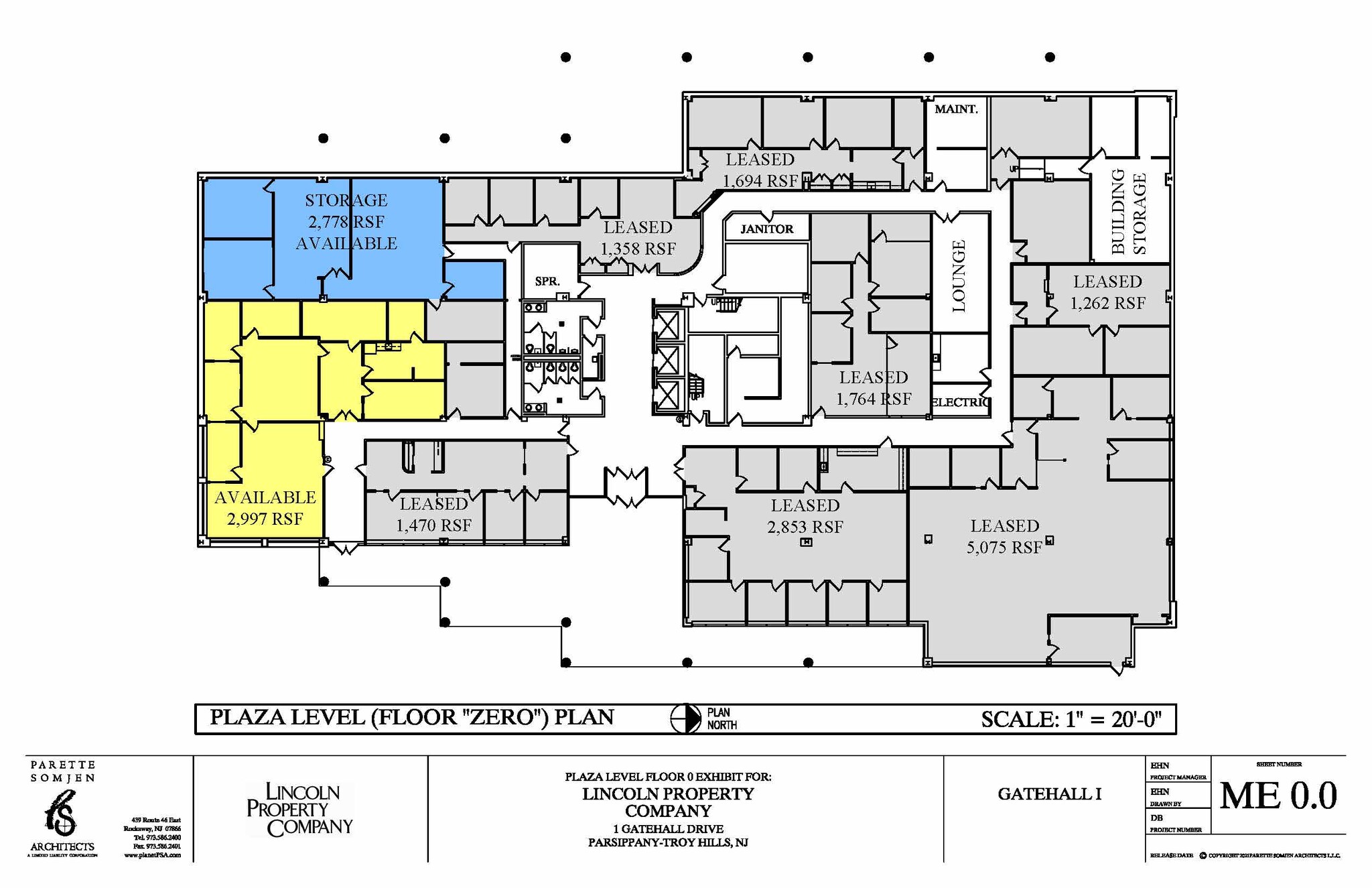 1 Gatehall Dr, Parsippany, NJ à louer Plan d’étage- Image 1 de 1