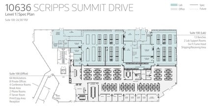 10636 Scripps Summit Ct, San Diego, CA for lease Floor Plan- Image 1 of 1