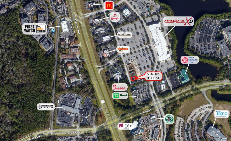 4549 Southside Blvd, Jacksonville, FL à louer - Photo du bâtiment - Image 2 de 4