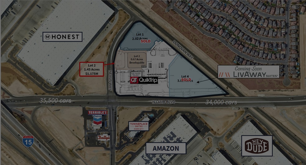 NWC Of N. Lamb & Nexus Way, Las Vegas, NV for sale - Building Photo - Image 2 of 2