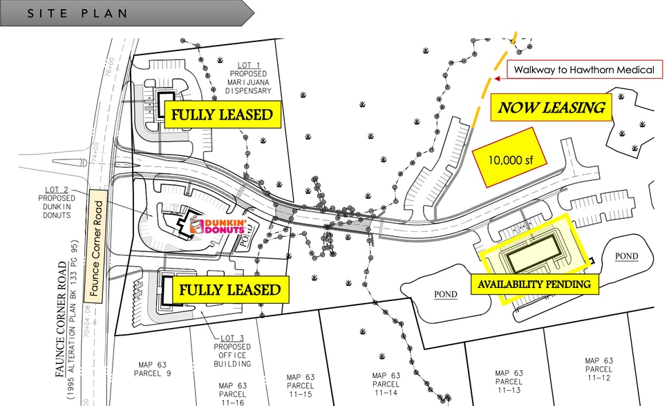 491 Faunce Corner Rd, Dartmouth, MA for lease - Site Plan - Image 2 of 2
