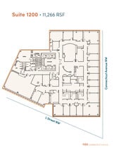 1100 Connecticut Ave NW, Washington, DC à louer Plan d’étage- Image 1 de 5