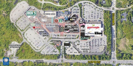 24149-25389 Cedar Rd, Lyndhurst, OH - AERIAL  map view - Image1