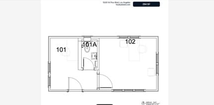 10201 W Pico Blvd, Los Angeles, CA for lease Floor Plan- Image 1 of 1