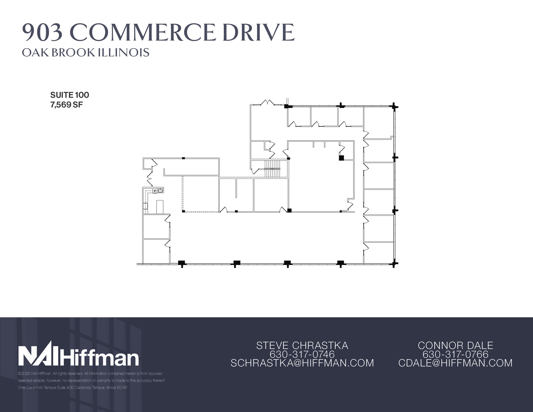 903 Commerce Dr, Oak Brook, IL à louer Plan d’étage- Image 1 de 1