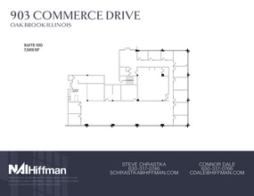 903 Commerce Dr, Oak Brook, IL à louer Plan d’étage- Image 1 de 1