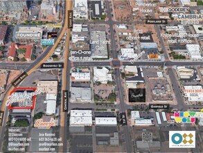 829 N 1st Ave, Phoenix, AZ - AERIAL  map view - Image1