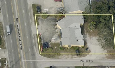 1609 N Wickham Rd, Melbourne, FL - Aérien Vue de la carte