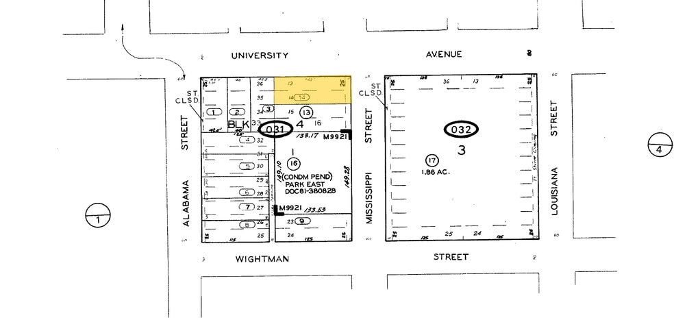 2135 University Ave, San Diego, CA à vendre - Plan cadastral - Image 2 de 2