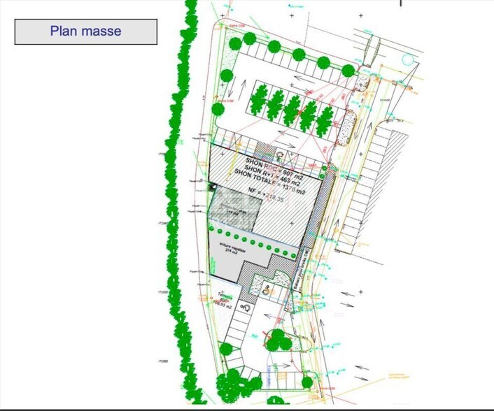 Commerce de détail dans L'ISLE-D'ABEAU à louer - Plan de site - Image 2 de 3