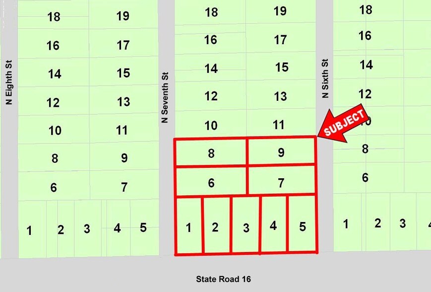 State Road 16, Saint Augustine, FL à louer - Plan cadastral - Image 2 de 2